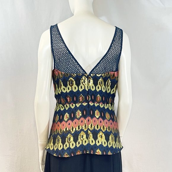 Peplum Top With Metallic Accent | Anthropologie (NWT) - Picture 4 of 7